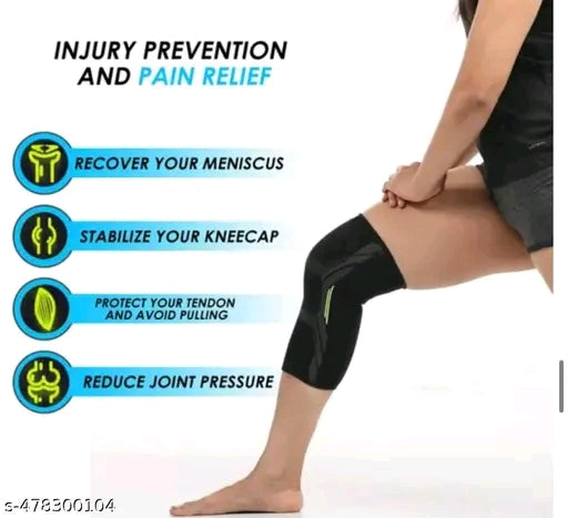 Pomic fit Pack of 2 Piece Premium Knee Cap For Pain Relief Guard Brance Band Gym Knee Support Sleeve 100 % Nylon Knee Support
Product